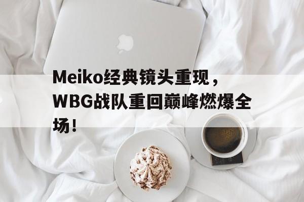 Meiko经典镜头重现，WBG战队重回巅峰燃爆全场！